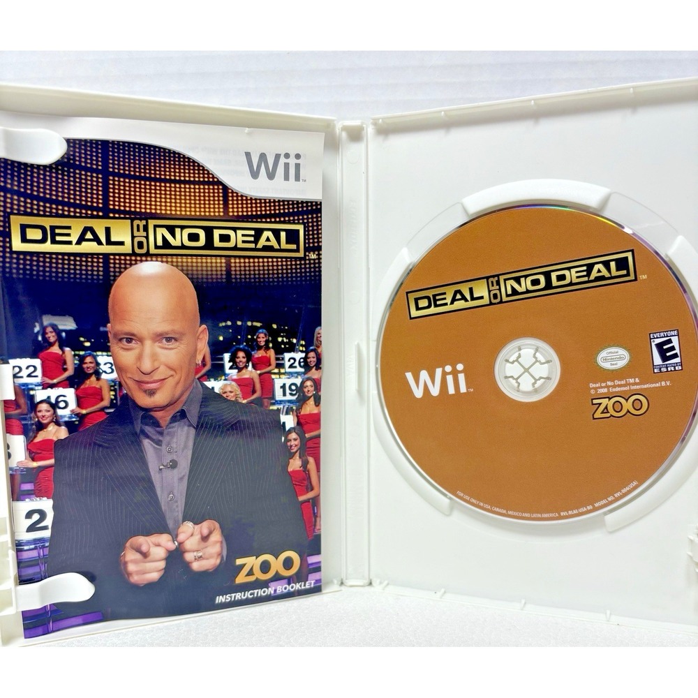 🎮 Deal or No Deal Nintendo Wii 2009 Complete w/ Manual & Case | SHIPS FAST 🔥 - Picture 3 of 3